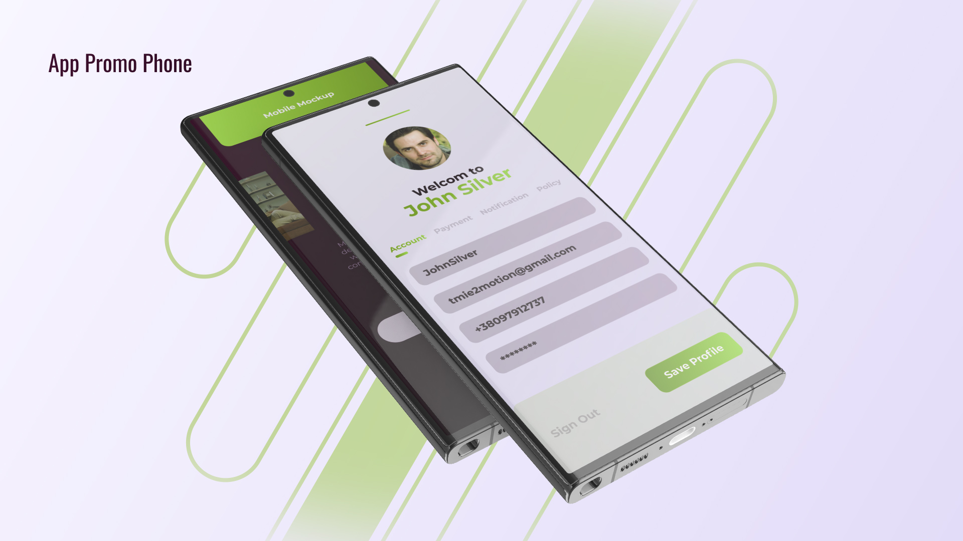Mockup Phone Element 3D