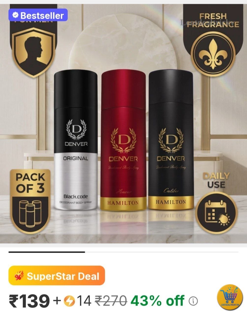 139 Only Denver – Just ₹139 | Best Price Drop Today