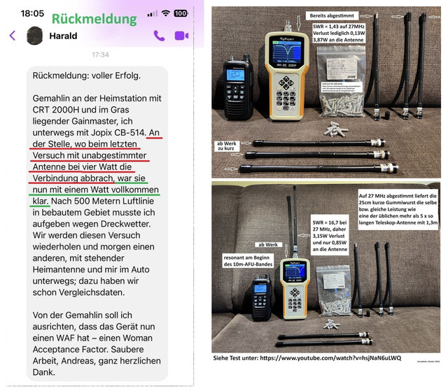 Rueckmeldung Harald