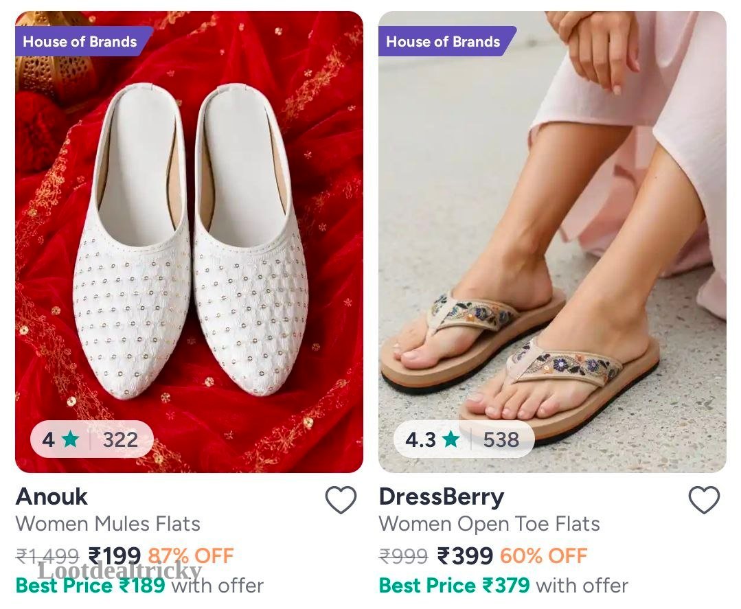 Women Footwear Under Offer Image