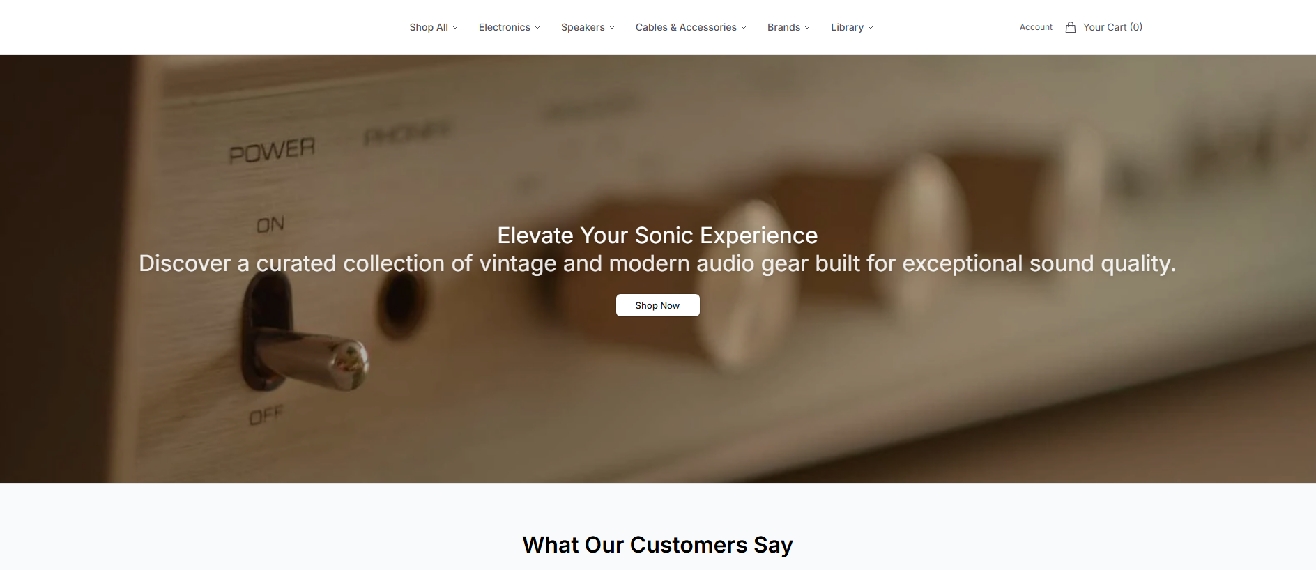 Stored capture of auralhifi.shop