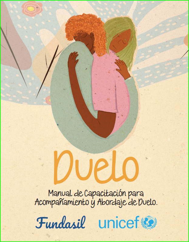 Portada del manual de capacitación para acompañamiento y abordaje de duelo
