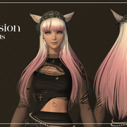 Long version highlights ombre