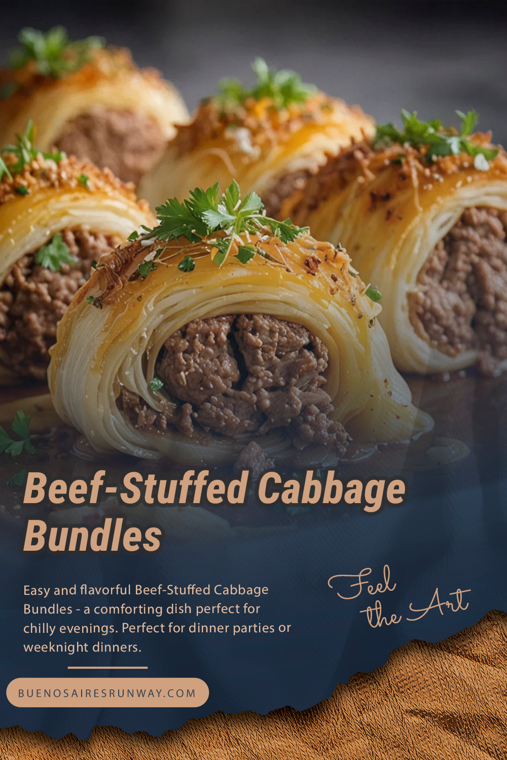 Beef-Stuffed Cabbage Bundles