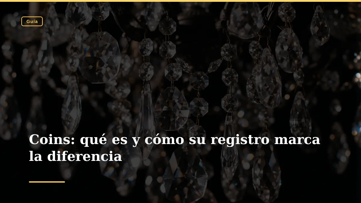 Coins: qué es y cómo su registro marca la diferencia