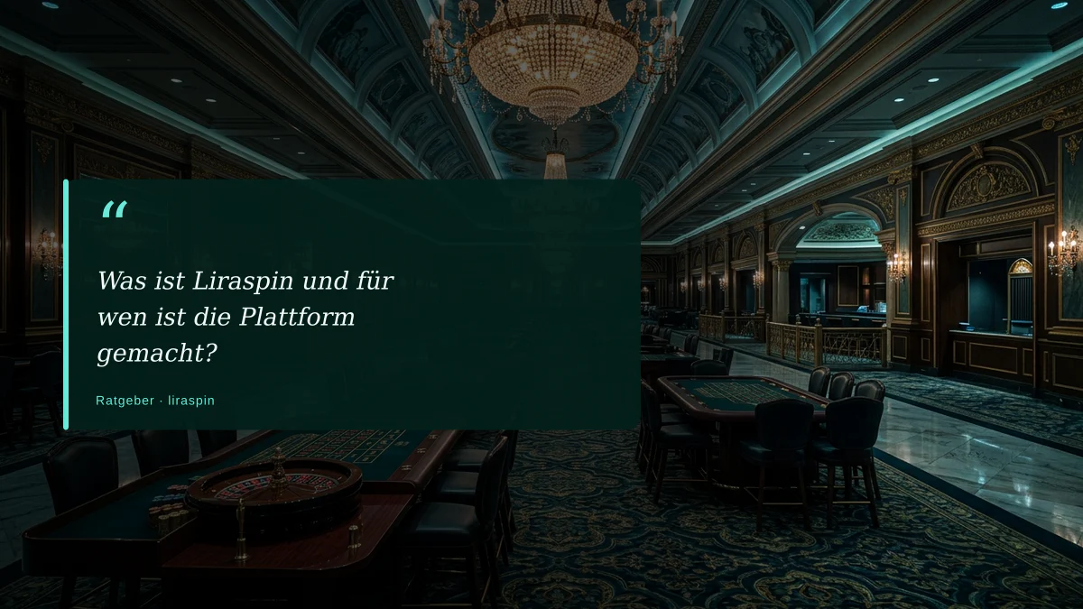 Was ist Liraspin und für wen ist die Plattform gemacht?