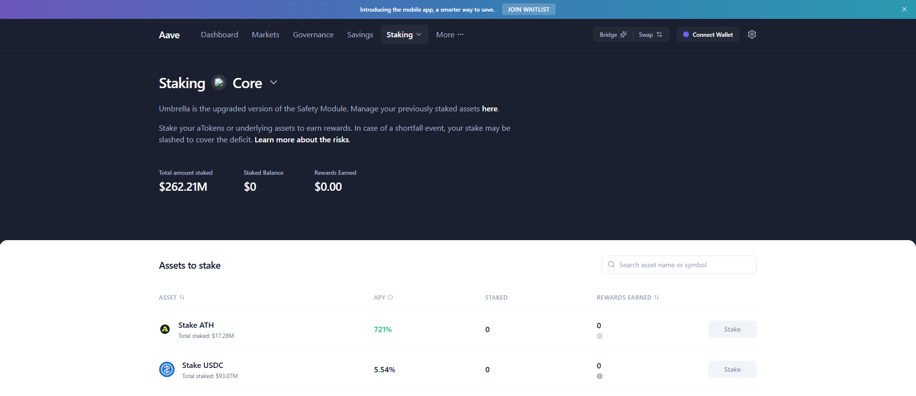 Screenshot of aave-pool.com