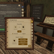Scriptorium and Chalkboard