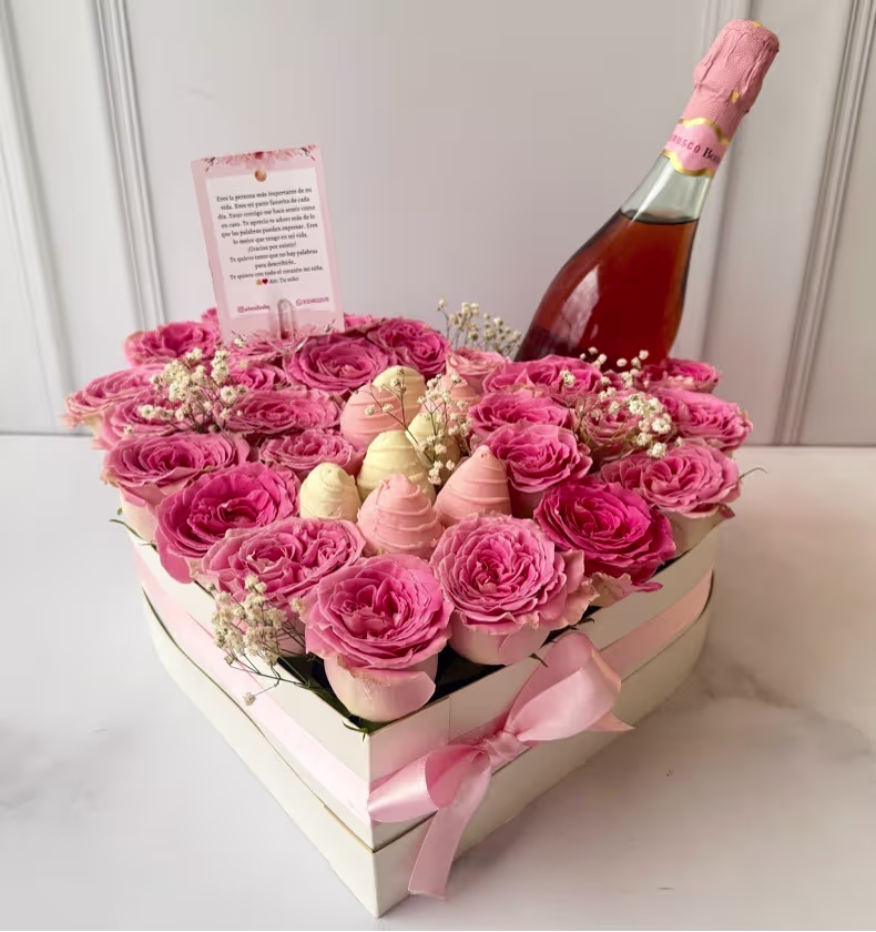 Box Flowers Rosé