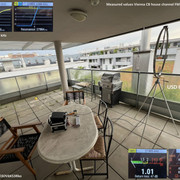 Mag Loop auf Terrasse