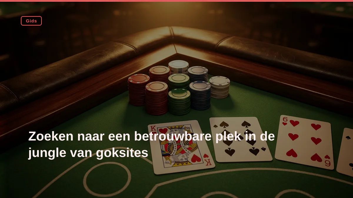 Zoeken naar een betrouwbare plek in de jungle van goksites