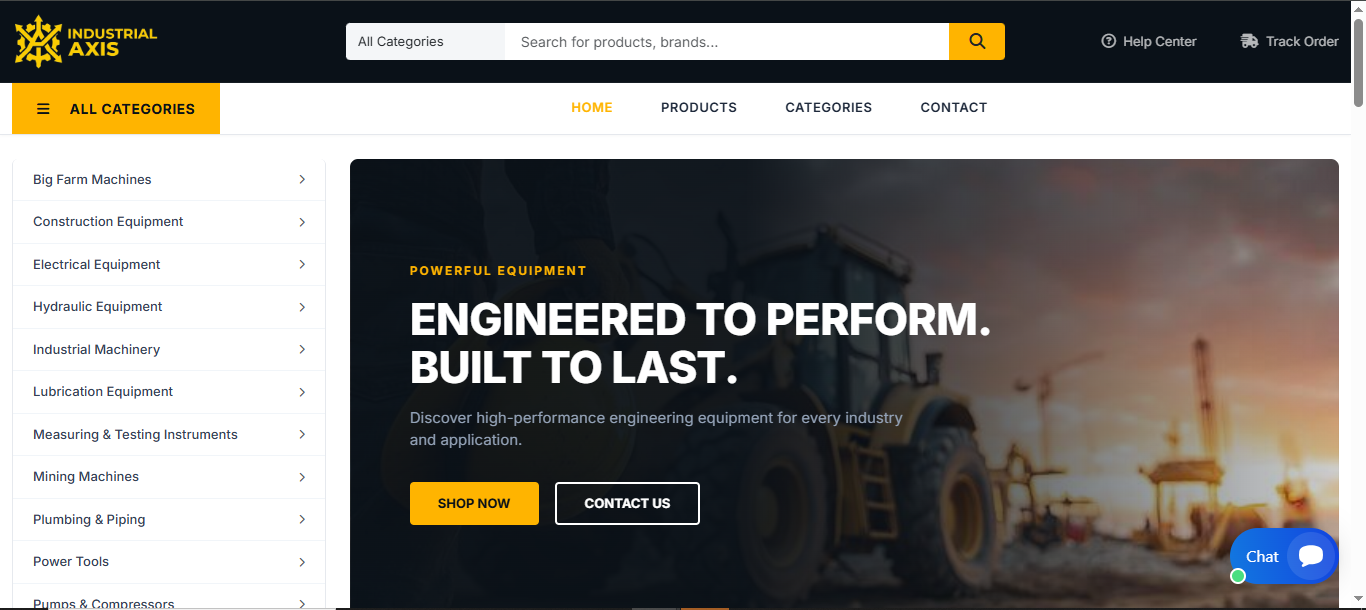 Machine Parts Ecommerce