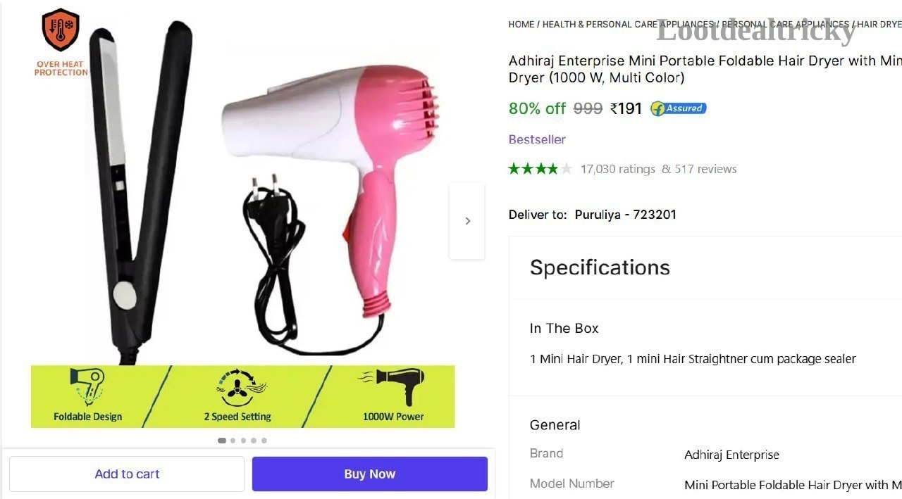 mini Portable Hair Offer Image
