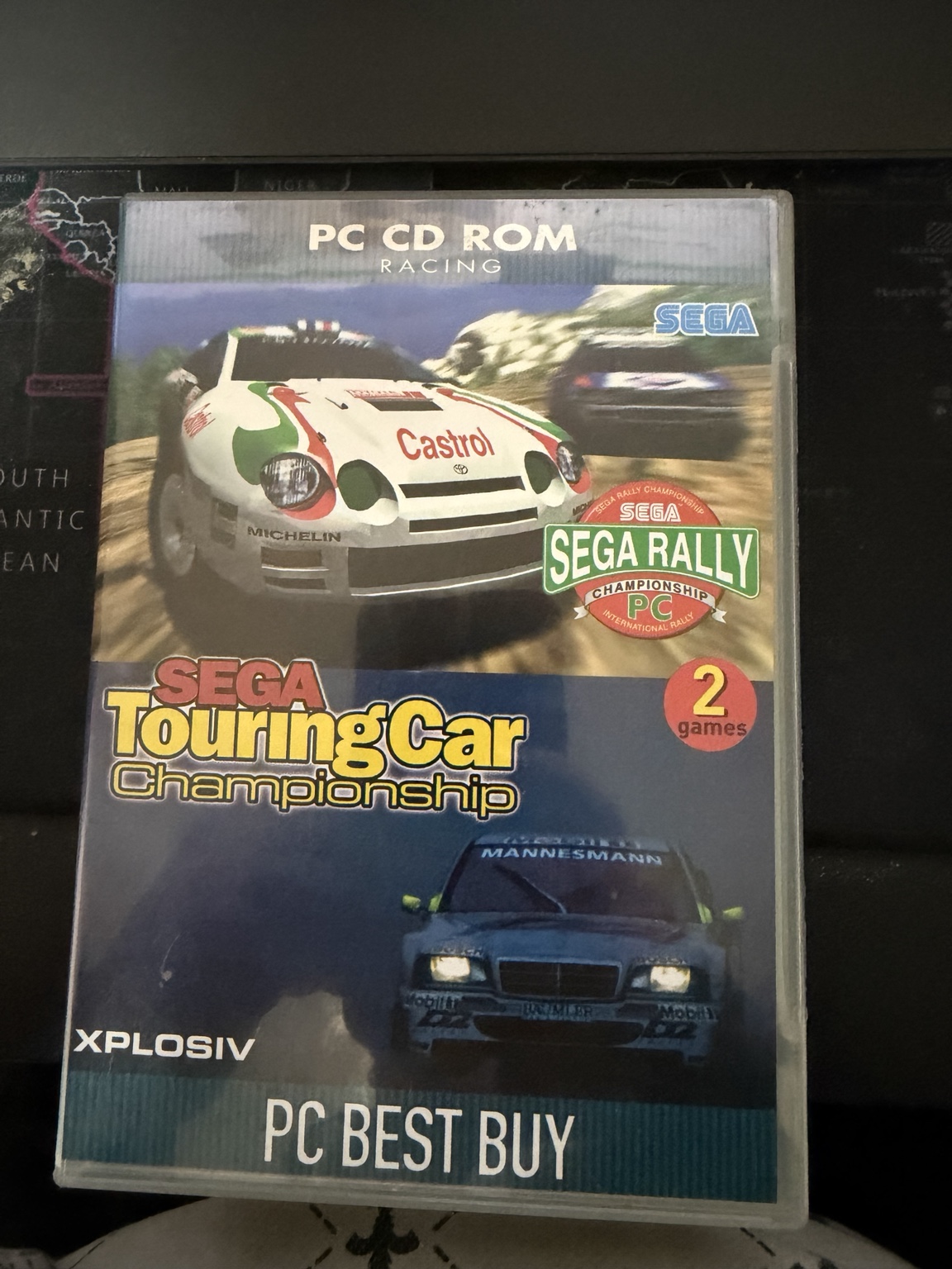 Sega Rally and Touring Car two-game PC Best Buy front cover