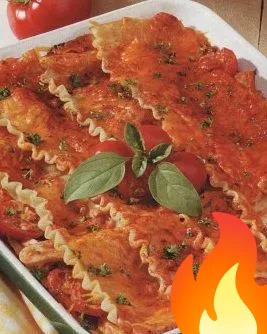 Постер Лазанья с куриным мясом