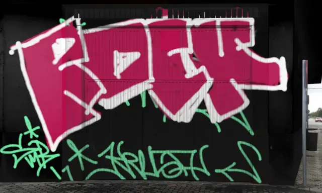 Graffiti artwork by ROCKKK