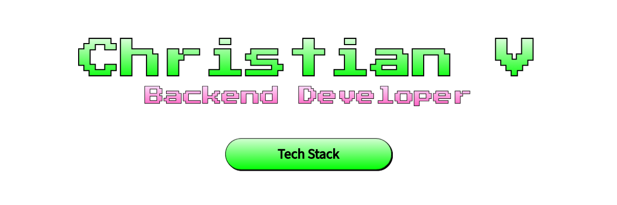 Christian V - Backend Developer