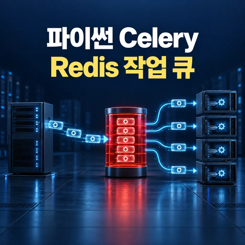 Celery와 Redis를 이용한 분산 작업 큐 흐름