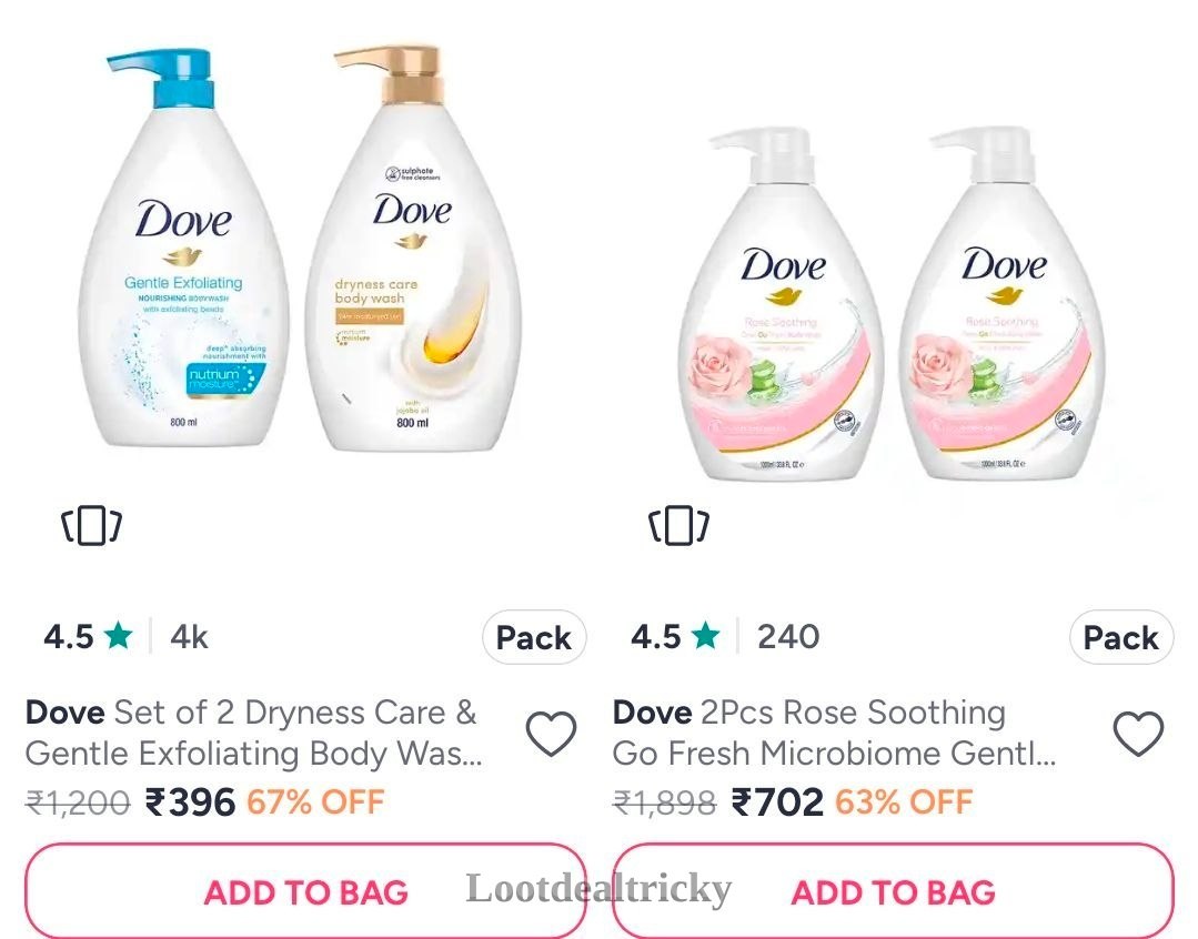 Dove Body Wash – Excellent Saving Offer @ 70