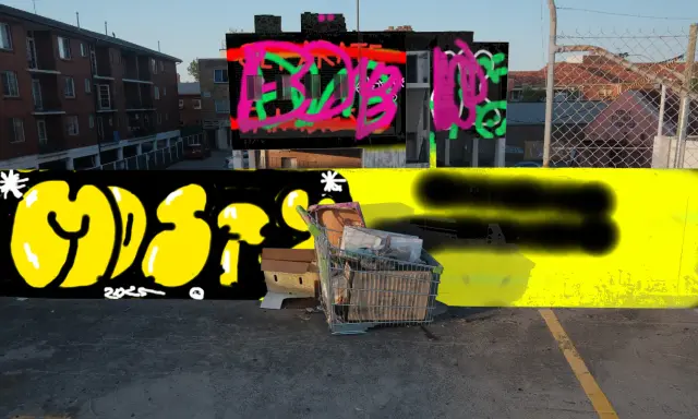 Graffiti artwork by Mosty