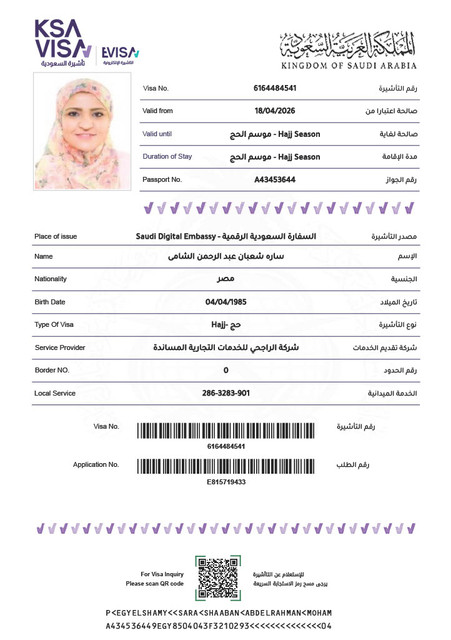 ساره شعبان عبد الرحمن الشامى