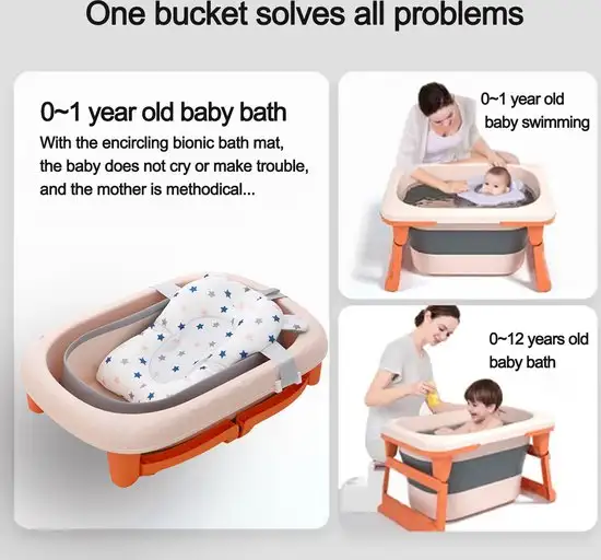 Opvouwbare babybadjes - Baby zitbadje met badkussen - ZitBaXL.nl