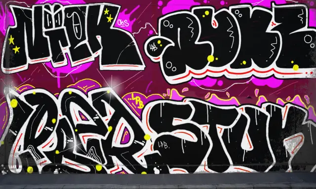 Graffiti artwork by Okeyss