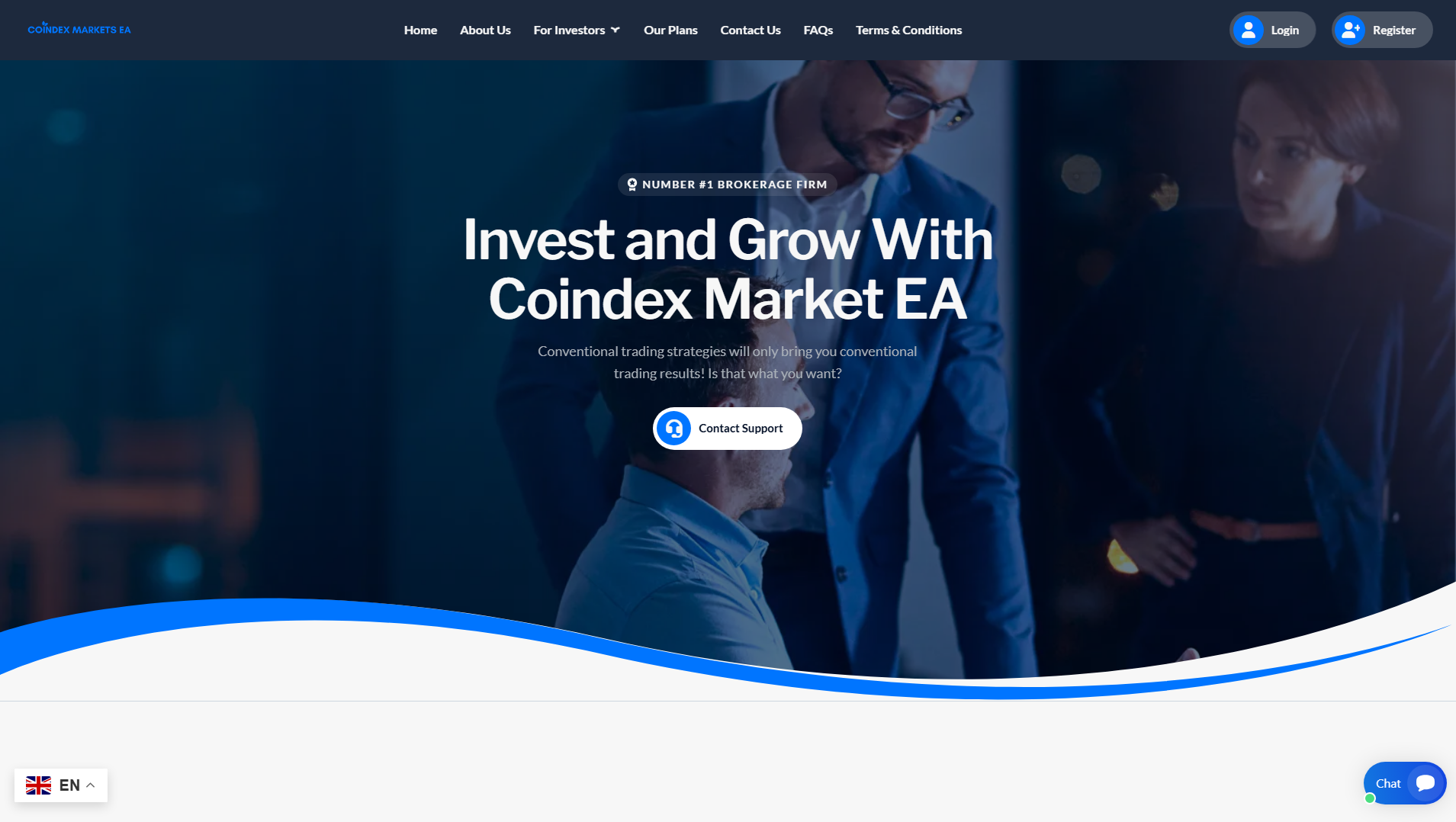 Forensic screenshot of coindexmarketsea.com showing the phishing page layout