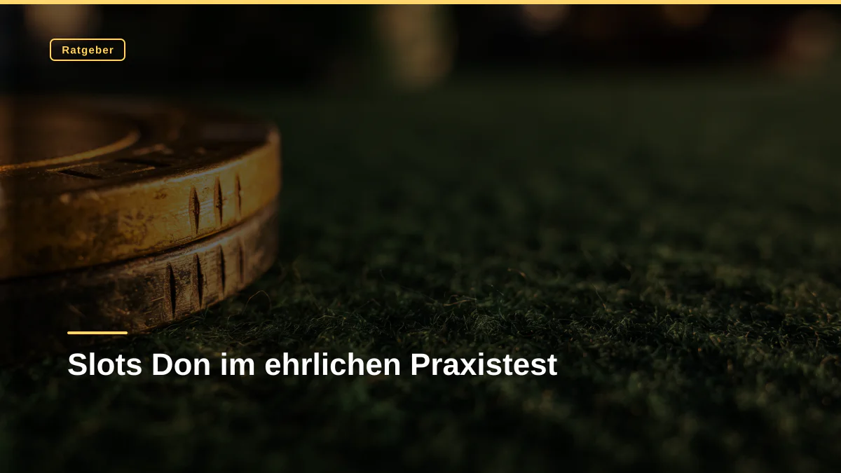 Slots Don im ehrlichen Praxistest