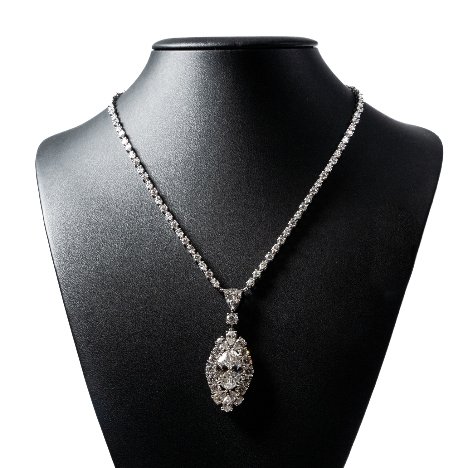 Regal Marquise Diamond Pendant