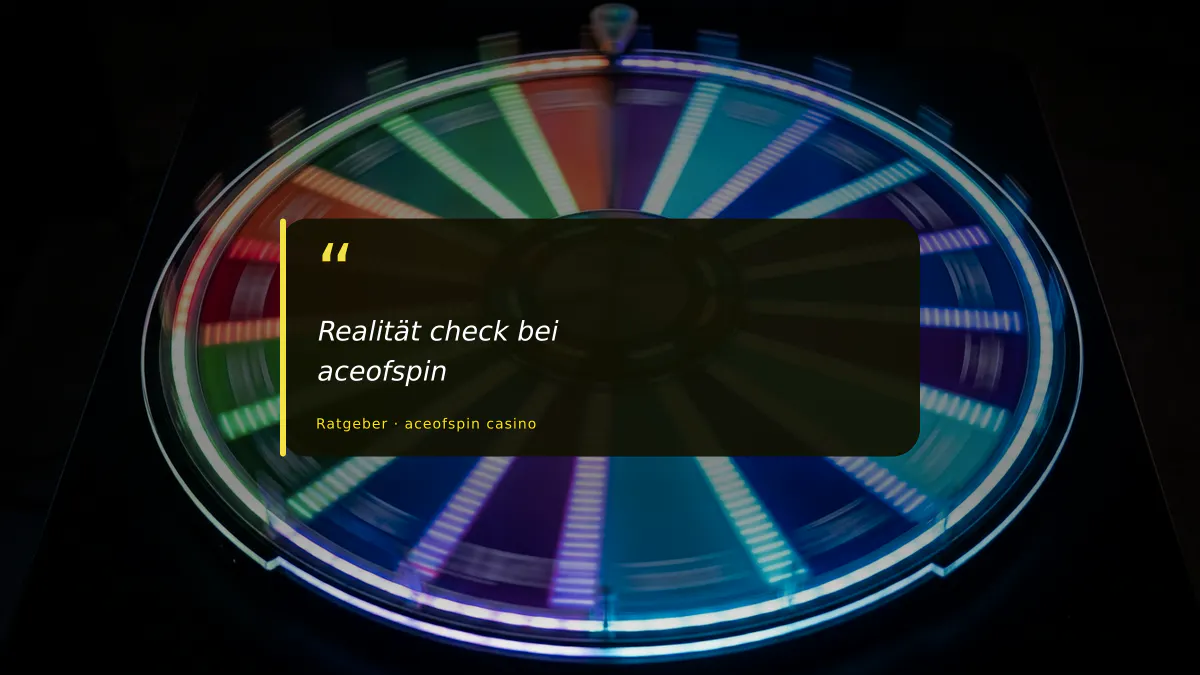 Realität check bei aceofspin