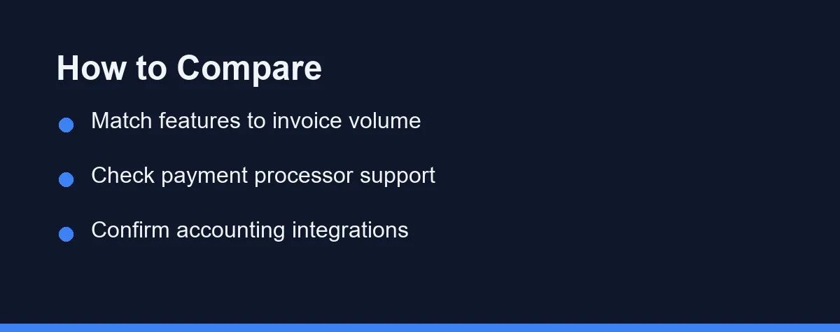 How to Compare