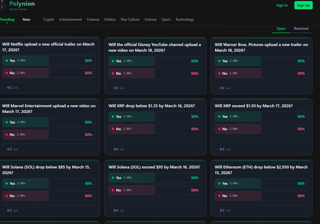 Prediction dashboard