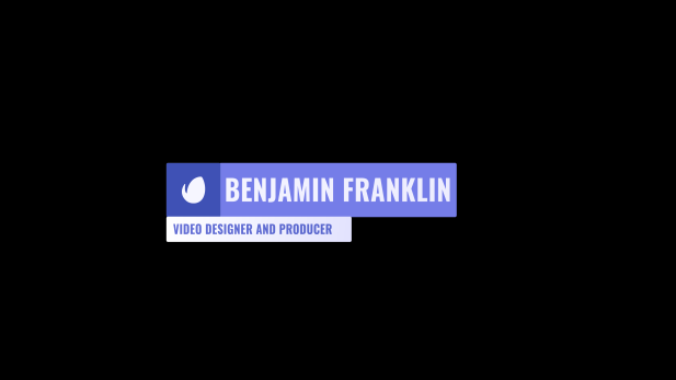 Name Tag | Logo Lower Third