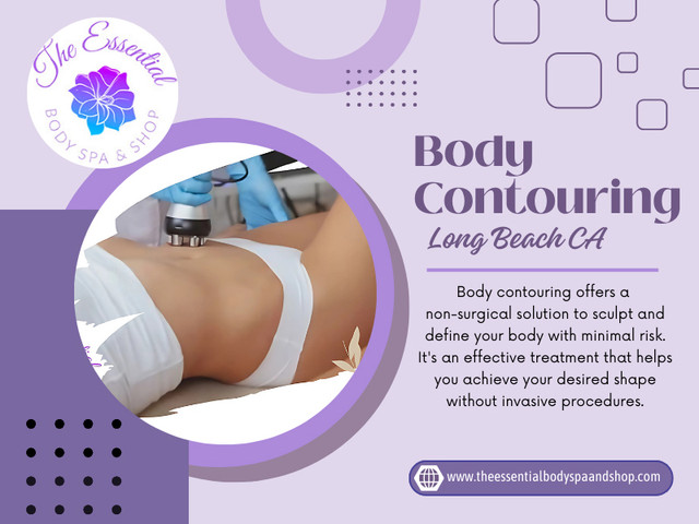 Body contouring Long Beach CA has become popular for those looking to enhance their figure and achieve a more toned appearance. 

Official Website: https://www.theessentialbodyspaandshop.com/

The Essential Body Spa & Shop
Address: 925 East San Antonio Drive, Long Beach, CA, USA, 90807
Phone: +15622879310

Find Us On Google Maps: https://maps.app.goo.gl/rTBUCL3ohzD2VQLG9

Our Profile:  https://bodyspaandshop.imgbb.com/

More Photos:

https://tinyurl.com/293ur74s
https://tinyurl.com/2d93sf8x
https://tinyurl.com/29vc7lvt
https://tinyurl.com/29hlhezc