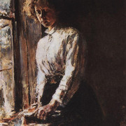 У окна Портрет О Ф Трубниковой 1886