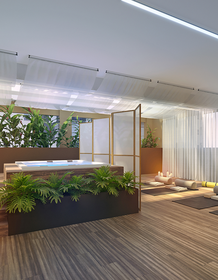 Espaço Zen com Hidromassagem
