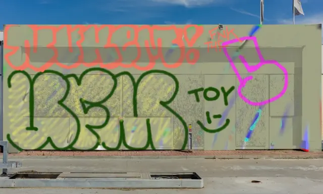 Graffiti artwork by VETTER