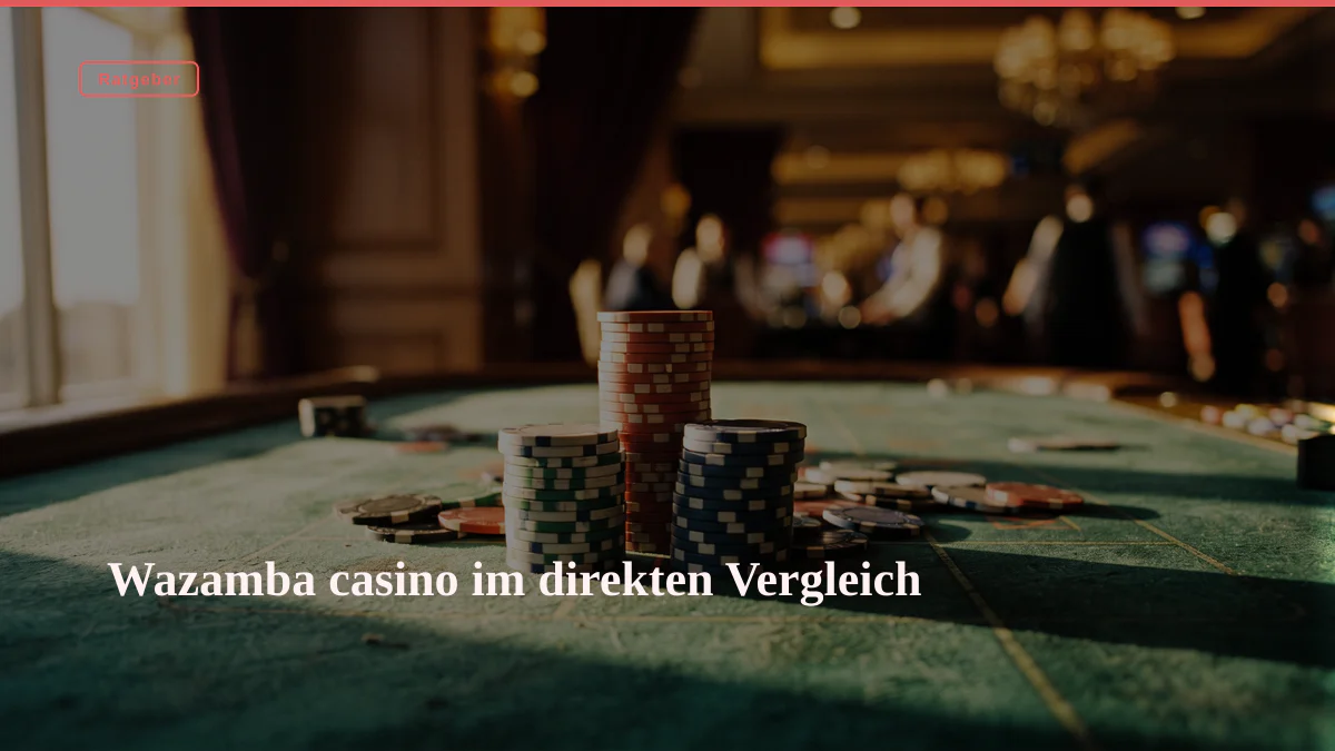 Wazamba casino im direkten Vergleich