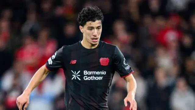 Illustration - Ibrahim Maza : Bayer Leverkusen dit non à Manchester City — la guerre pour l'Africain que tout le monde veut