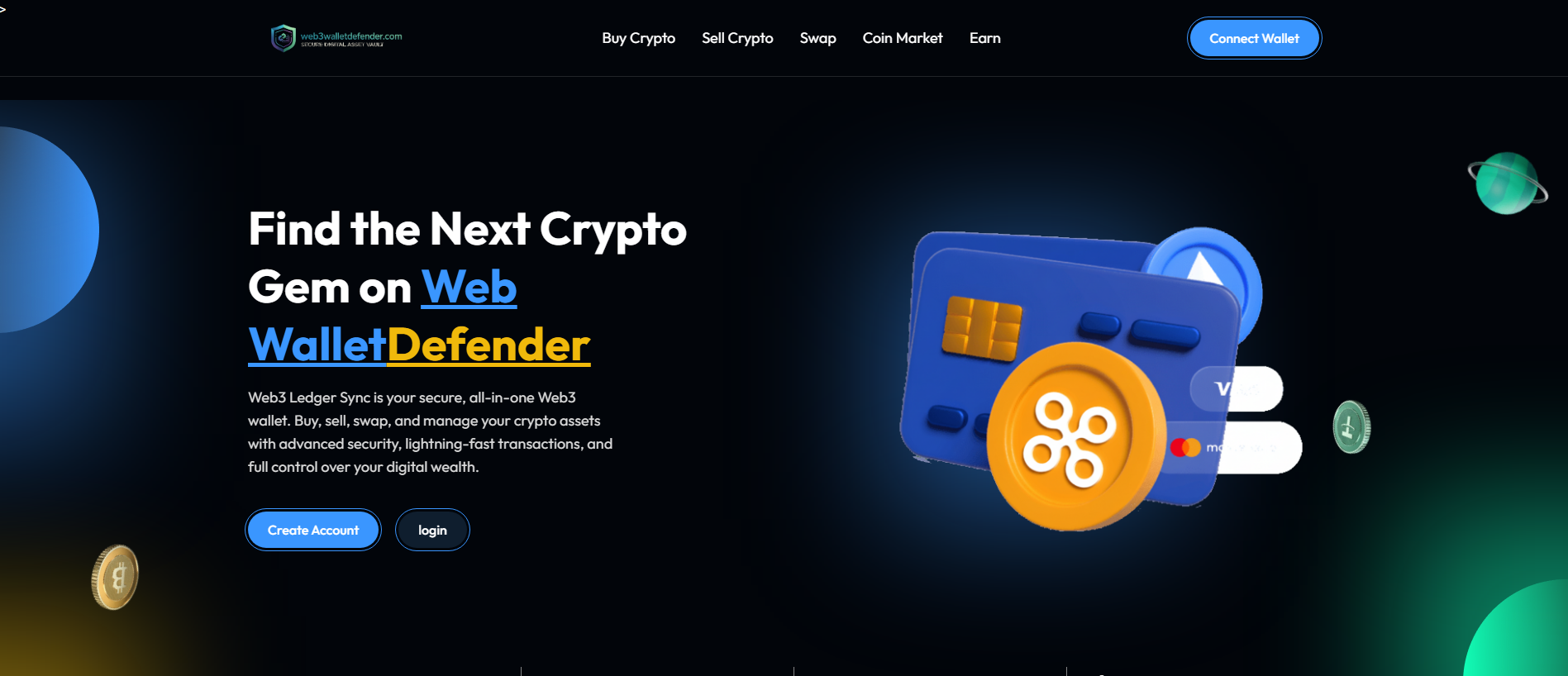 Screenshot of web3-walletdefender.com