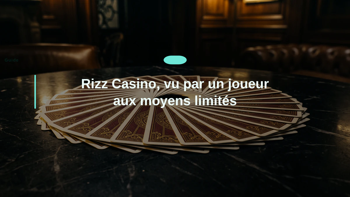 Rizz Casino, vu par un joueur aux moyens limités