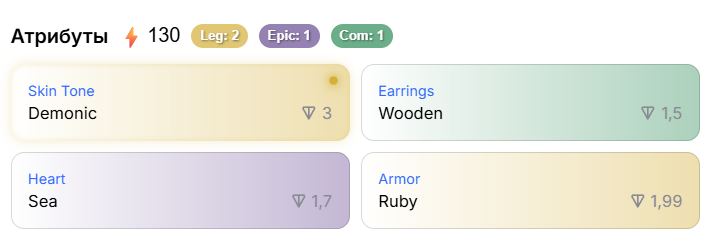 Power, Rarity, Tribe