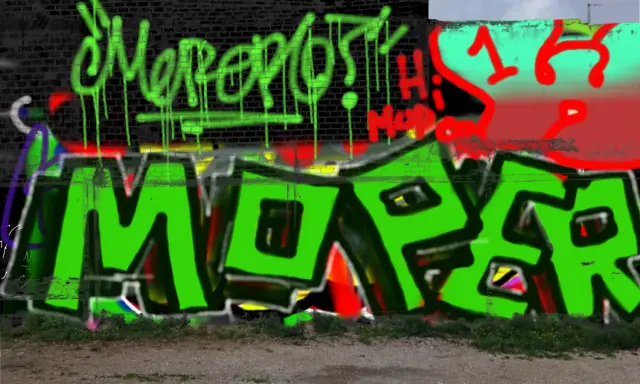Graffiti artwork by DECAY