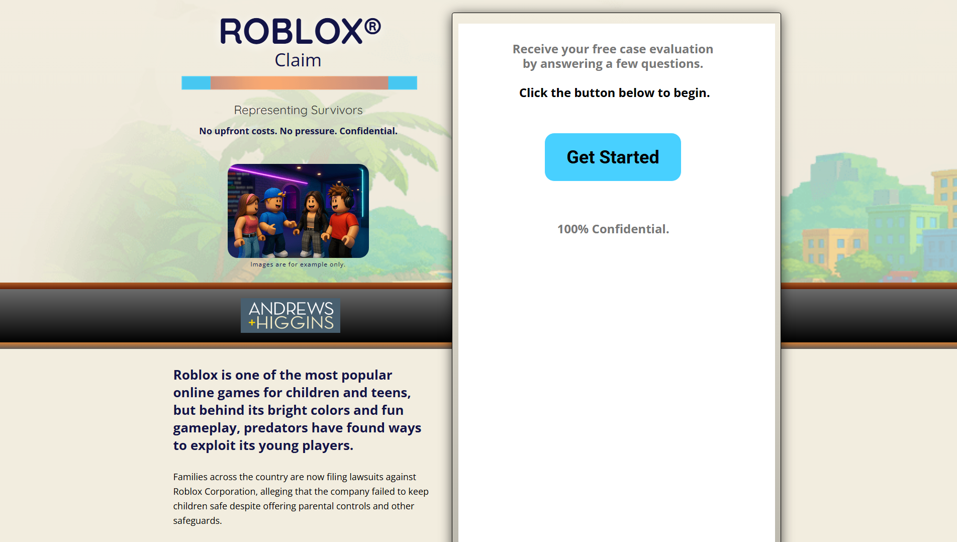 Stored capture of robloxclaimfirm.com