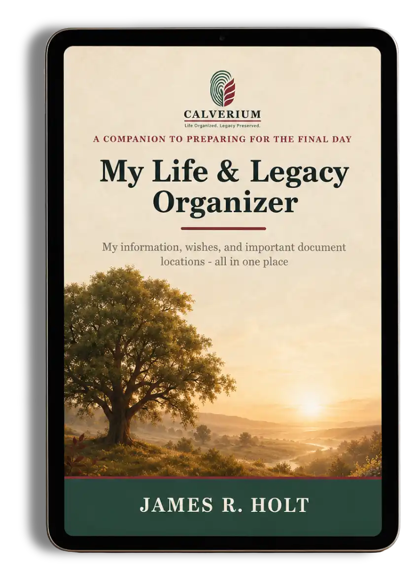My Life & Legacy Organizer