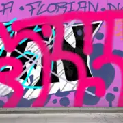 Graffiti artwork by qsk