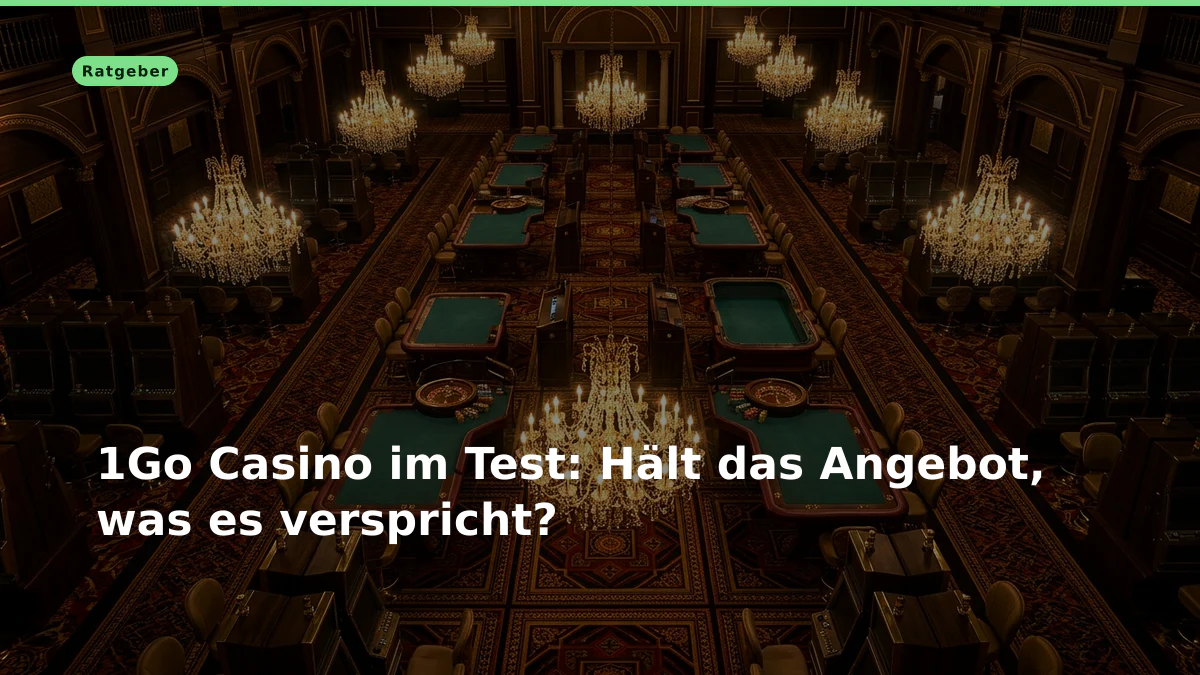 1Go Casino im Test: Hält das Angebot, was es verspricht?