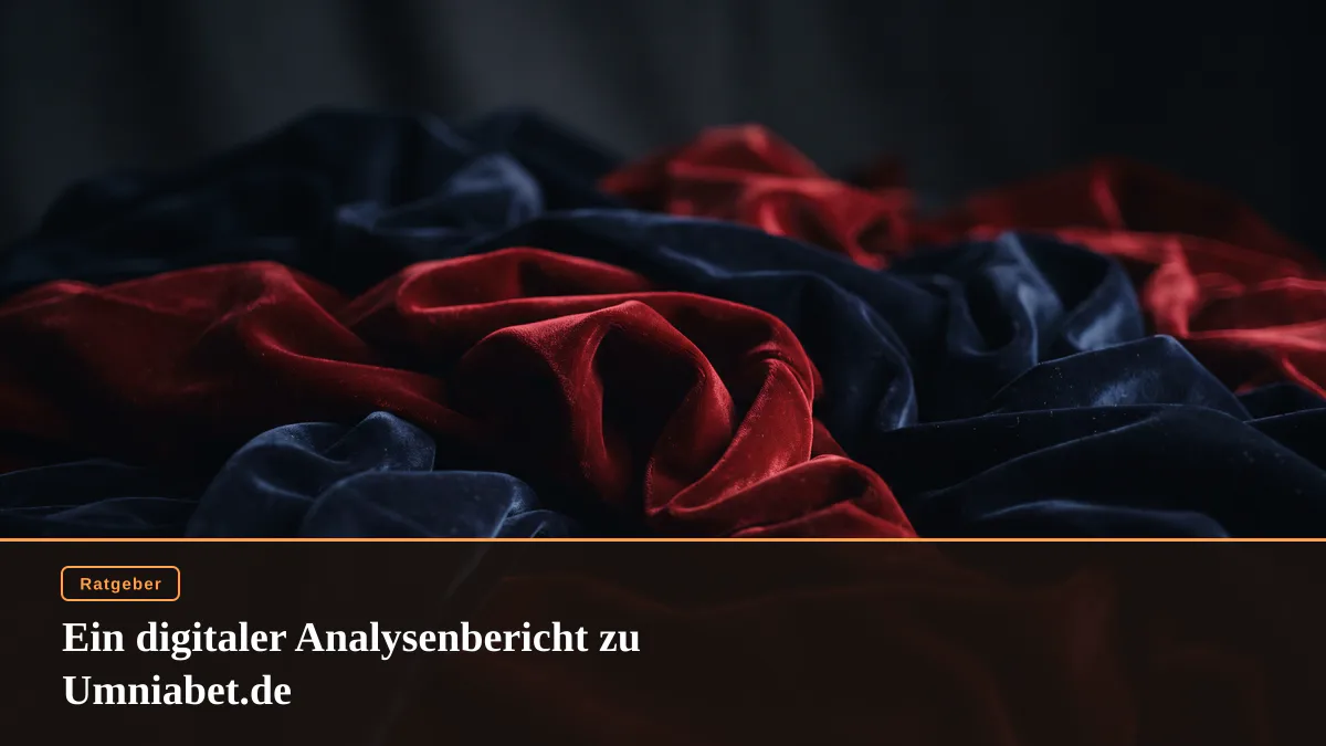 Ein digitaler Analysenbericht zu Umniabet.de