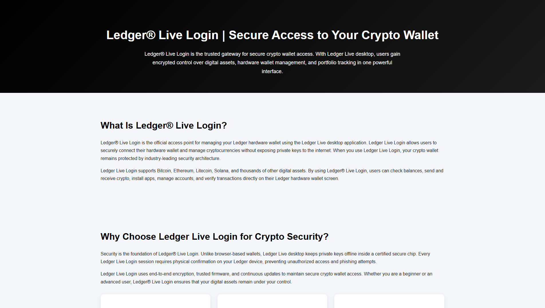 Stored capture of ledgger-live-guide.pages.dev